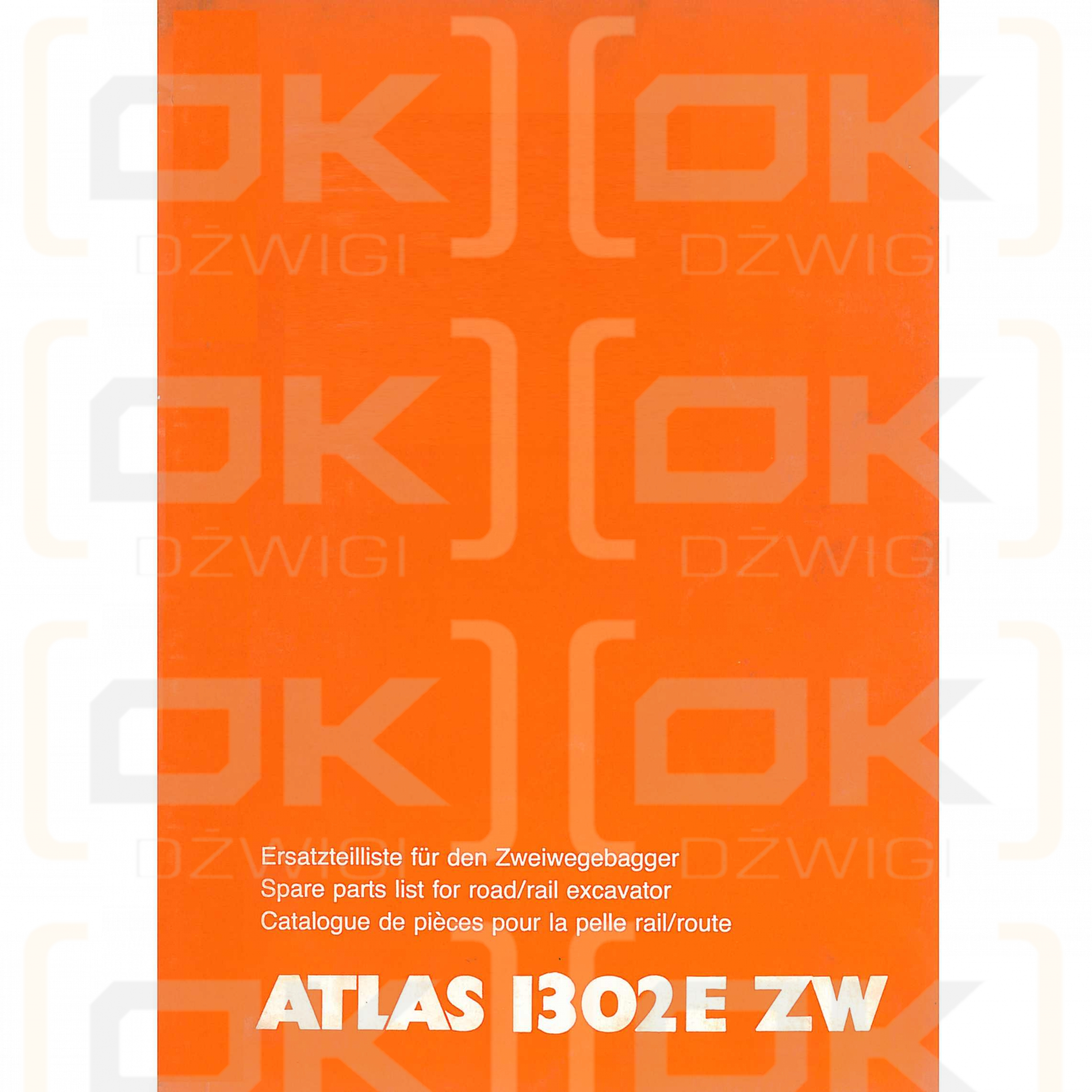 Parts catalog Atlas 1302E ZW